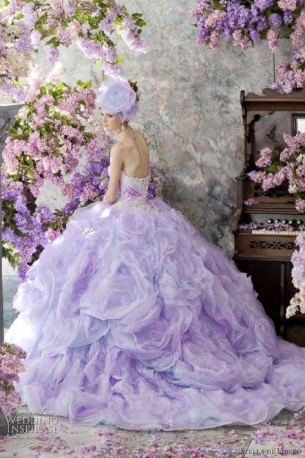Vestito sposa glicine