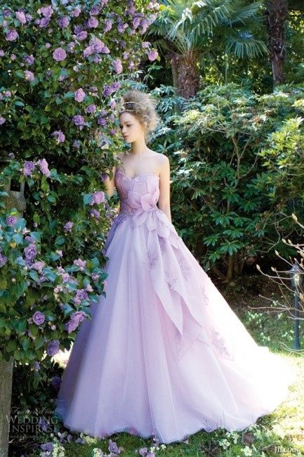 Vestito sposa glicine