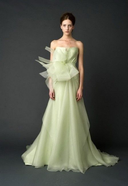 Abito sposa verde