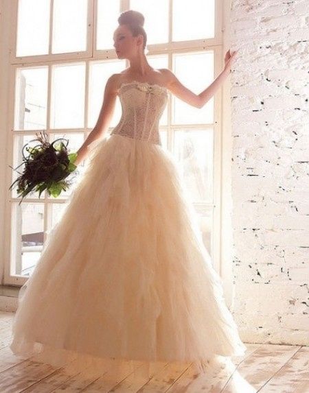 Vestito sposa giallo