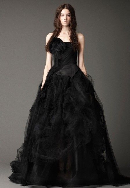 Abito sposa nero