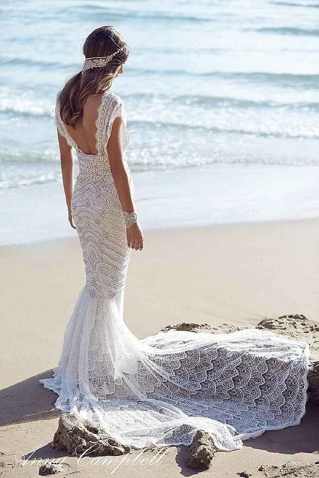 Abito sposa boho Anna Campbell 2016