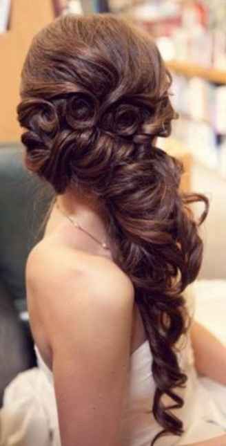 acconciatura sposa stile Rapunzel