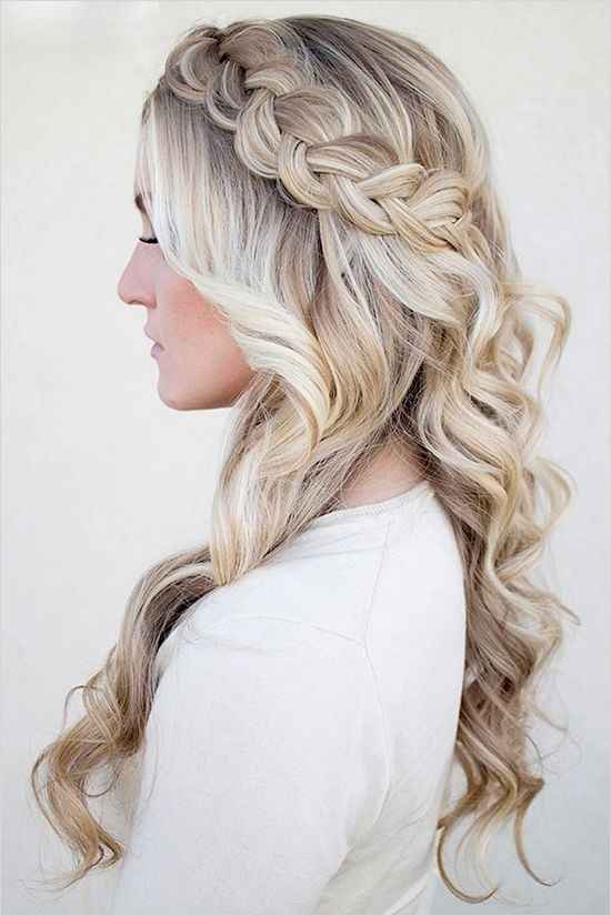 acconciatura sposa stile Rapunzel