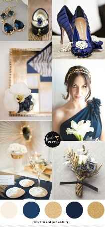 4. palette blu e oro