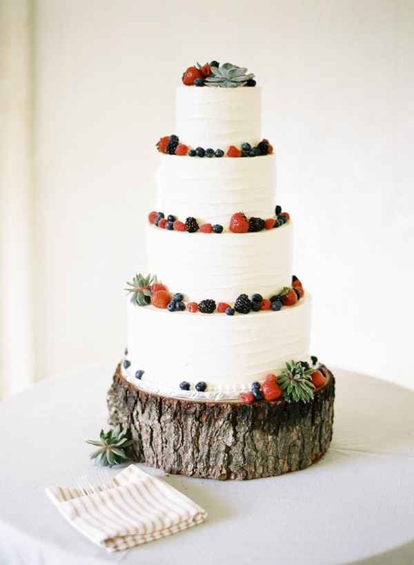 Torta nuziale inverno