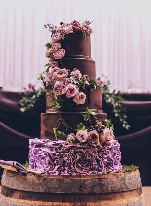 Torta nuziale inverno