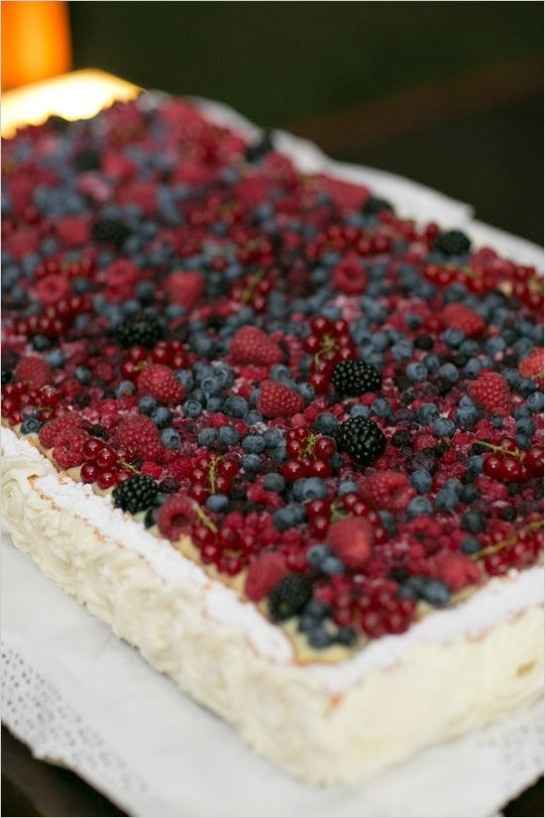 Torta nuziale inverno