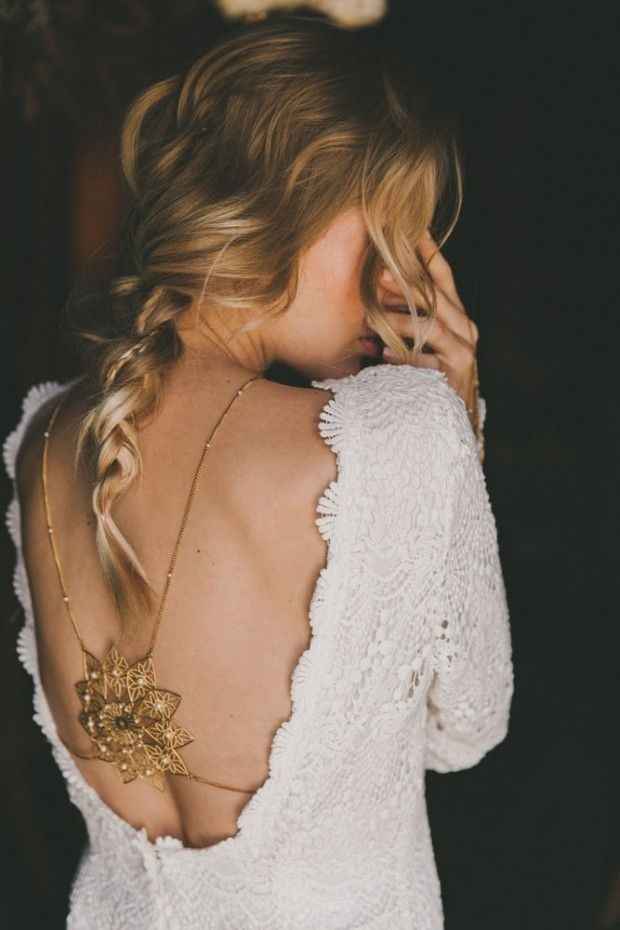 Collana schiena sposa