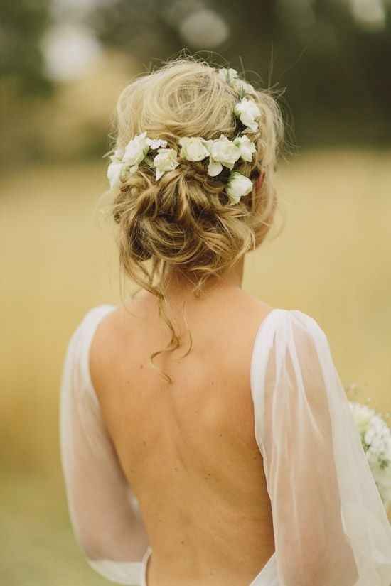 Acconciatura sposa country
