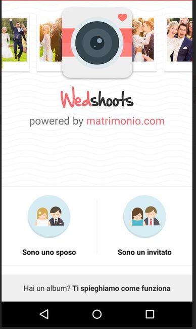 Nuova versione Wedshoots