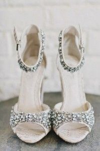 scarpe sposa con cristalli