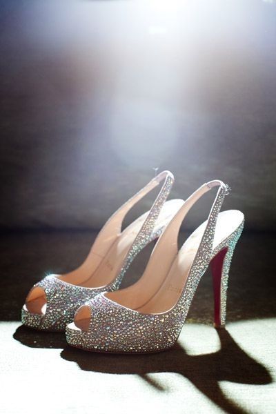 scarpe sposa con cristalli