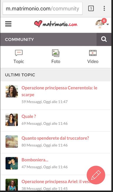 nuova app matrimonio.com