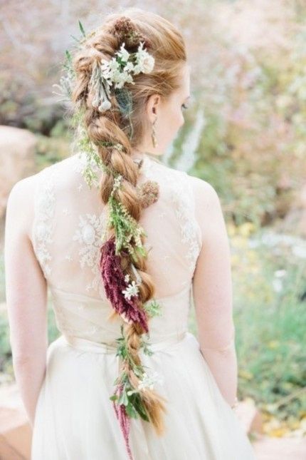 acconciatura sposa stile Rapunzel