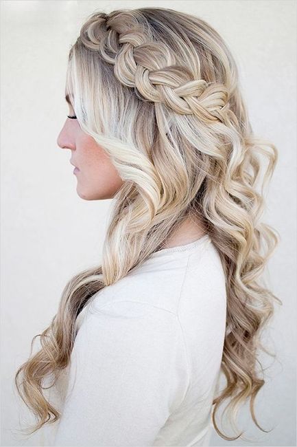 acconciatura sposa stile Rapunzel