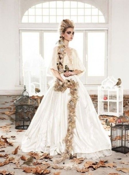 abito da sposa stile principessa Rapunzel