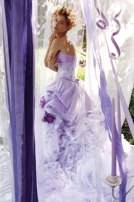 abito da sposa stile principessa Rapunzel