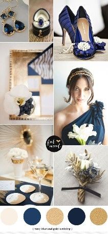 4. palette blu e oro