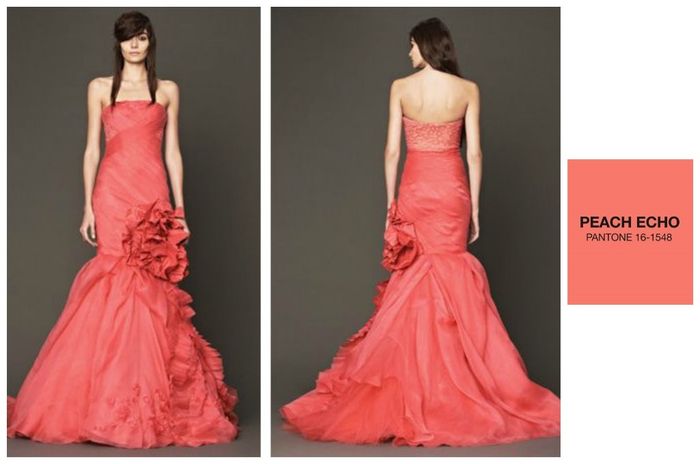 Vestito sposa pantone 2016