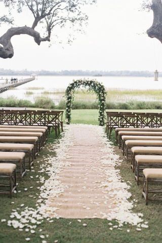 Runner matrimonio rustic chic
