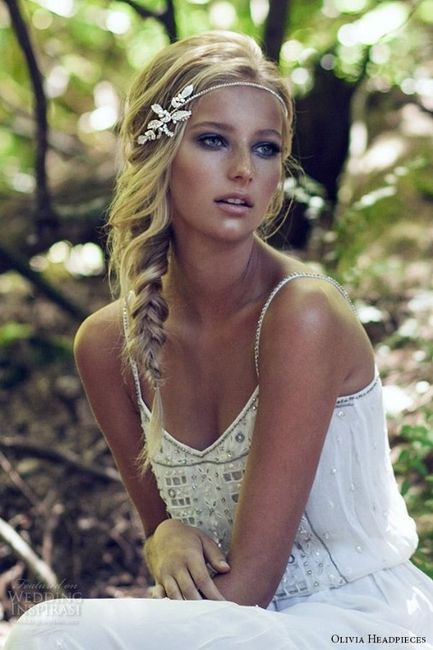 Acconciatura sposa boho chic