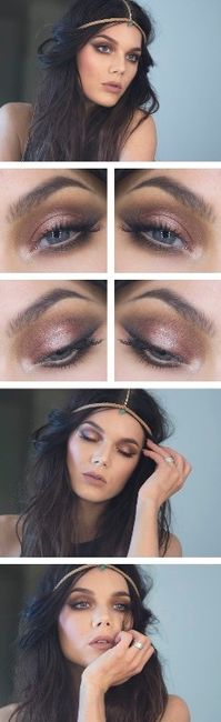 Trucco sposa boho chic