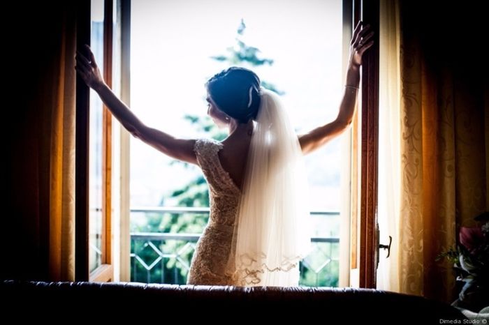 Velo sposa corto 