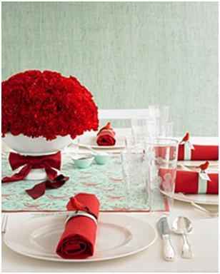 red centerpiece