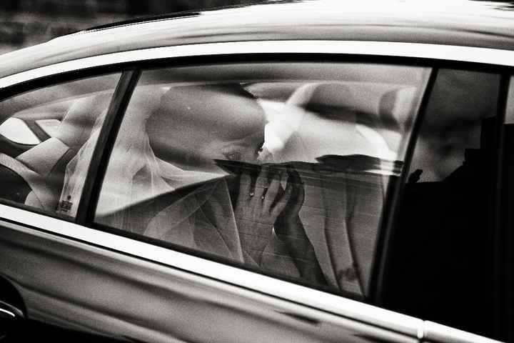 Prima dell'entrata in chiesa