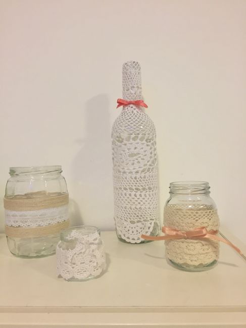 Pazza per il fai da te! centri tavola shabby chic!!! - 1