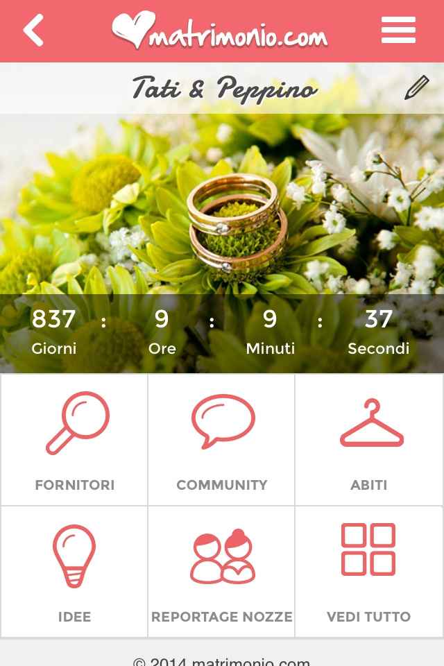 Quanto manca alle vostre nozze? - 1