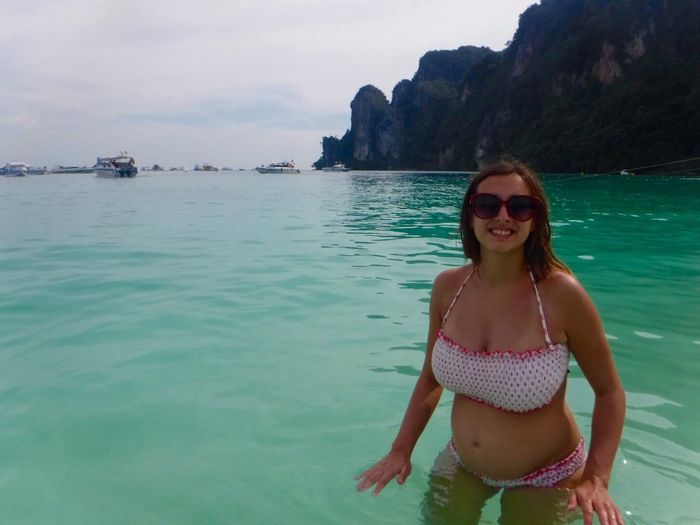 Chiacchierando di frivolezze😍mare e costume con la panzotta!💖 - 1