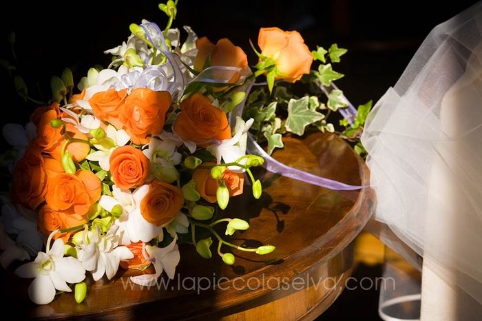 bouquet arancio