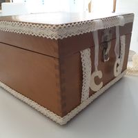 Ricevimento regali - bauletto porta buste - work in progress - 2