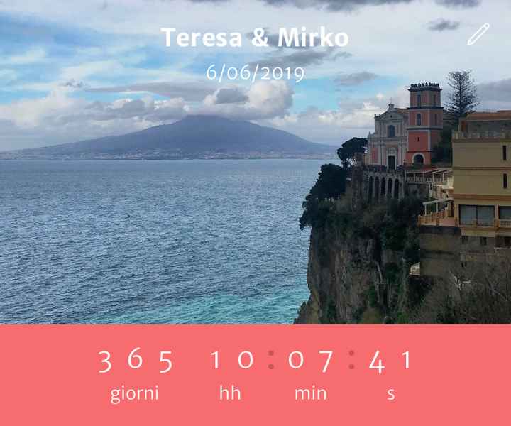 Oggi -365...aspettando il 06.06.2019! 💒❤️ - 1