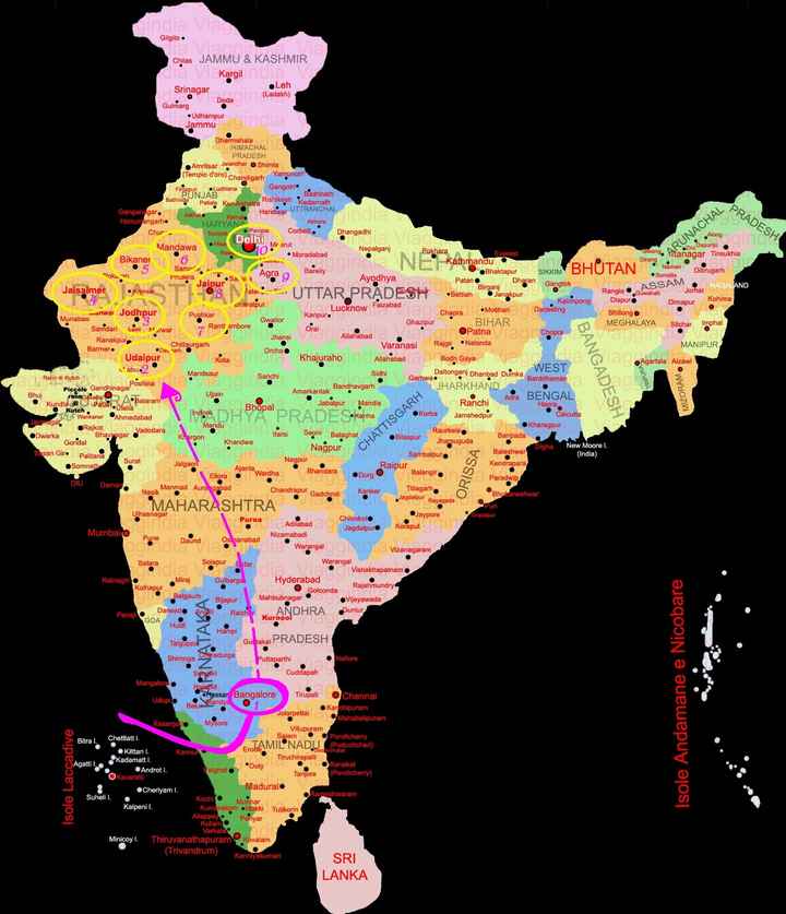 Mappa india