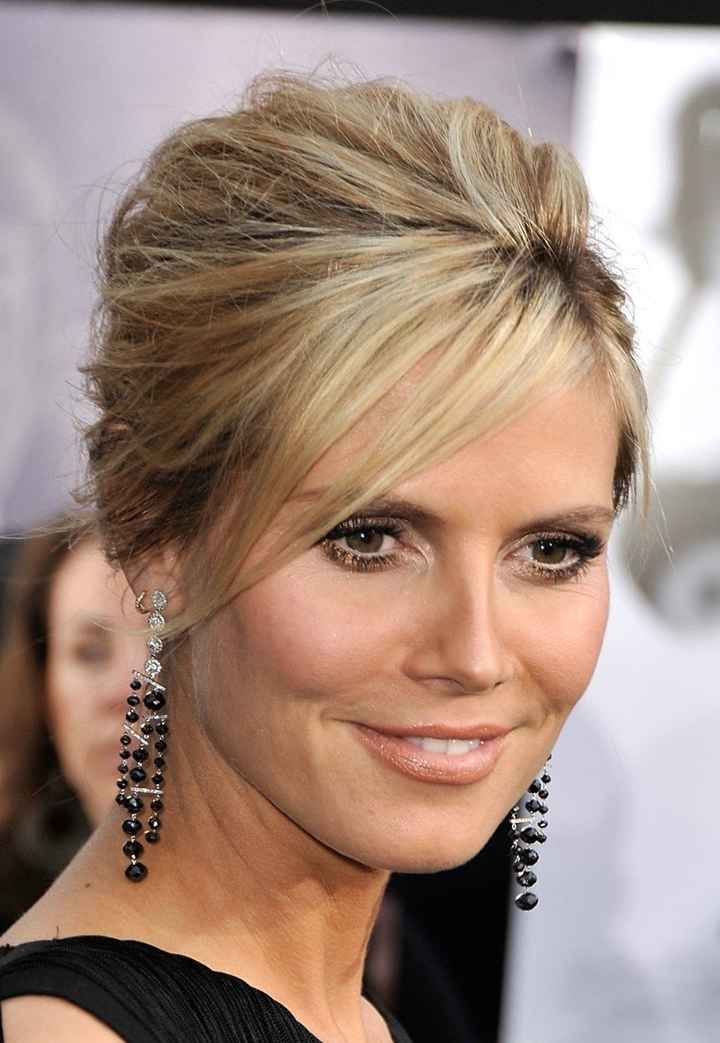 Heidi Klum acconciatura