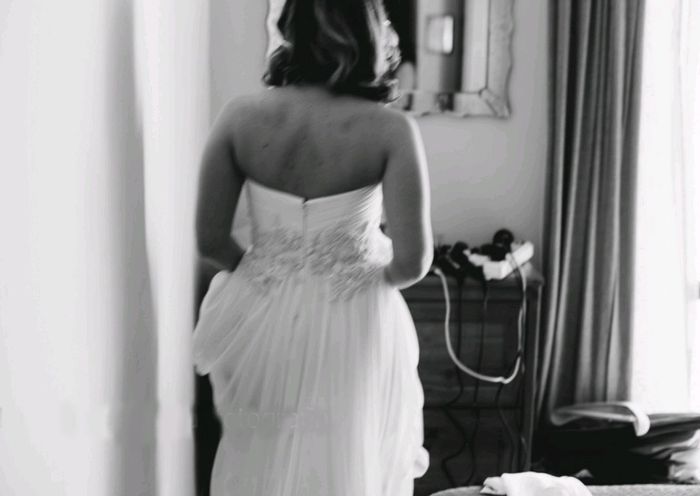 Il mio abito da dietro