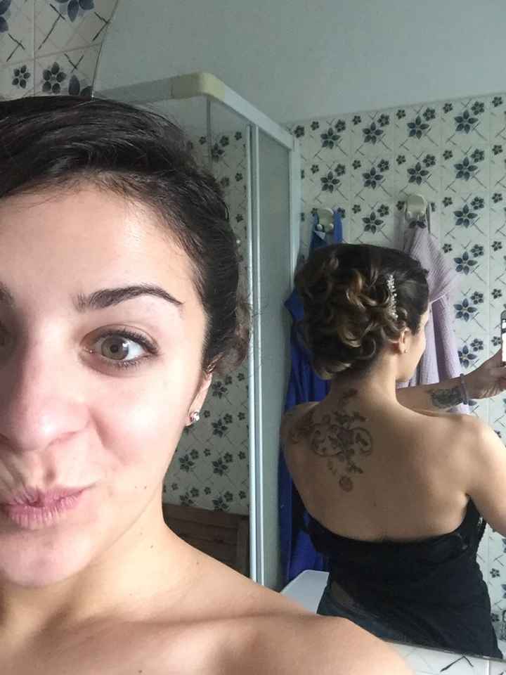 Acconciatura prima dell prova dell'abito! - 2