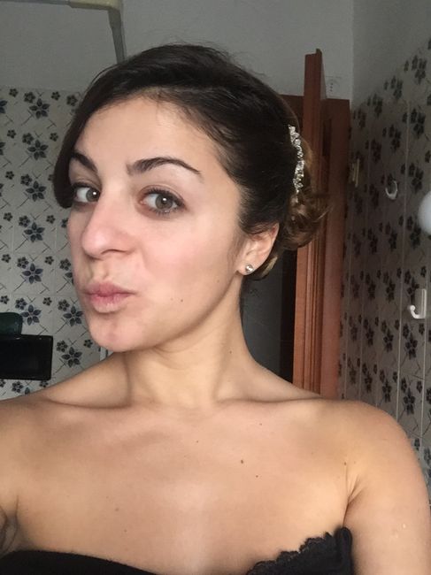 Acconciatura prima dell prova dell'abito! - 3