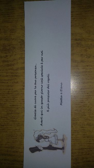 Workshop in progress:i miei segna posto/ringraziamento - 2