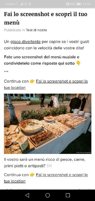 Fai lo screenshot e scopri il tuo menù 24