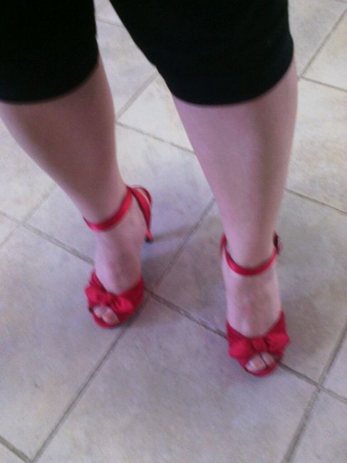 Scarpe rosse cerimonia - 3