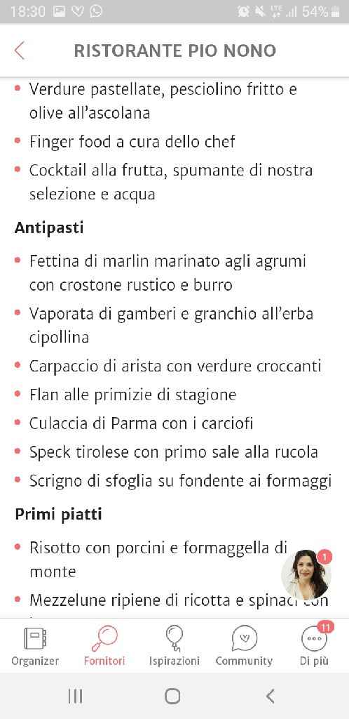 Quanti primi e secondi!!! Menù - 2