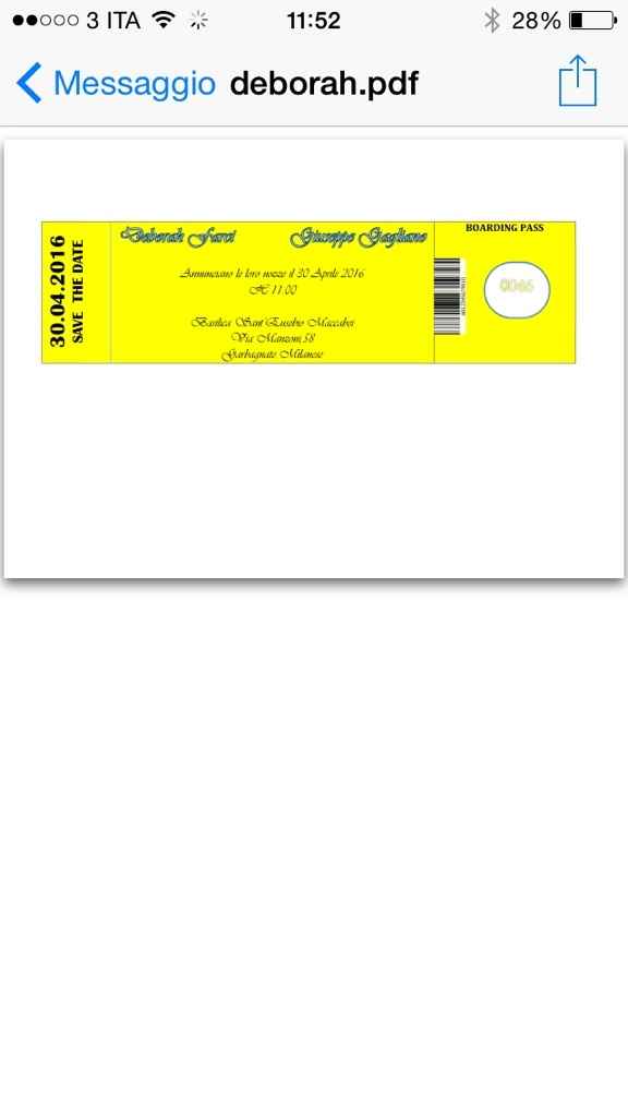 Bozza partecipazioni - 1