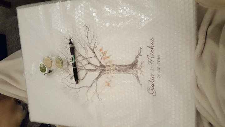 Fingerprint tree guestbook - 1