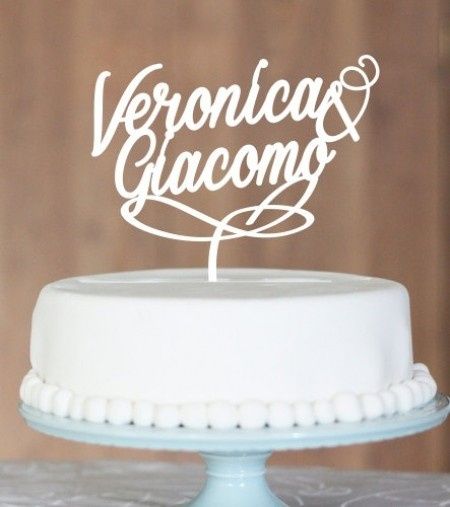 Cake topper con nomi! - 4