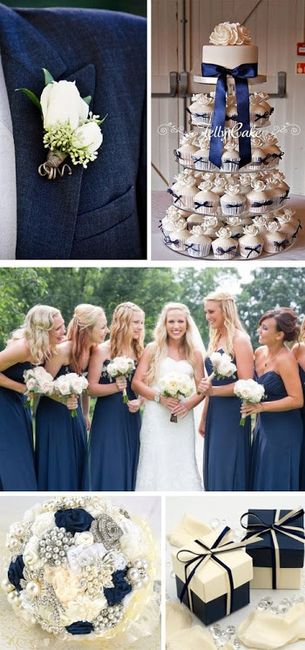 Matrimonio blu navy - 2