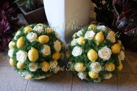 Allestimenti floreali con frutta e verdura - 5